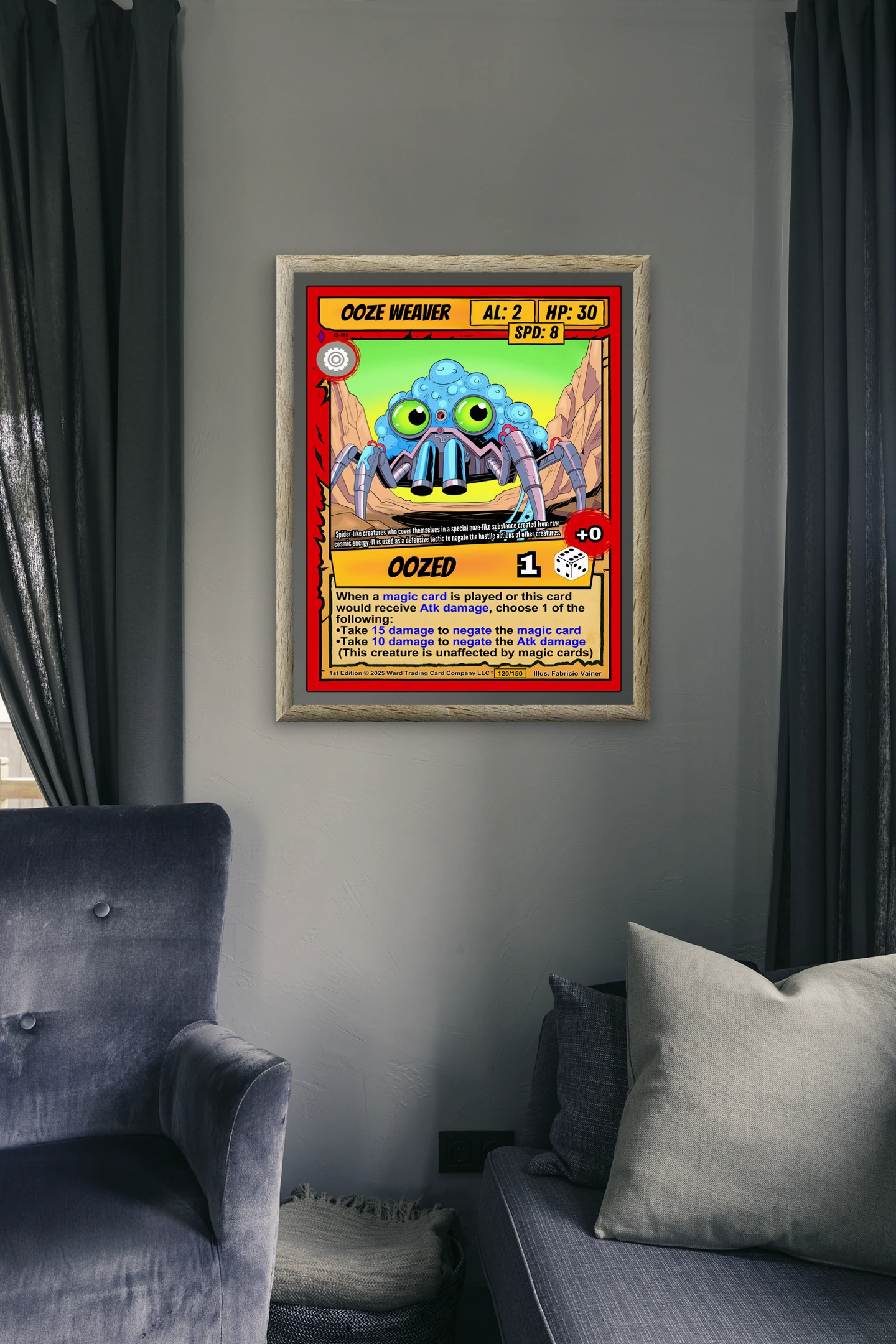 Ooze Weaver Fantasy Wall Art from Ward TCG - Image 5