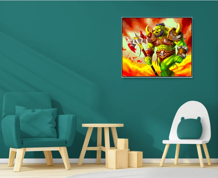 Orc Champion Art Canvas Art Print from Ward TCG - Image 5