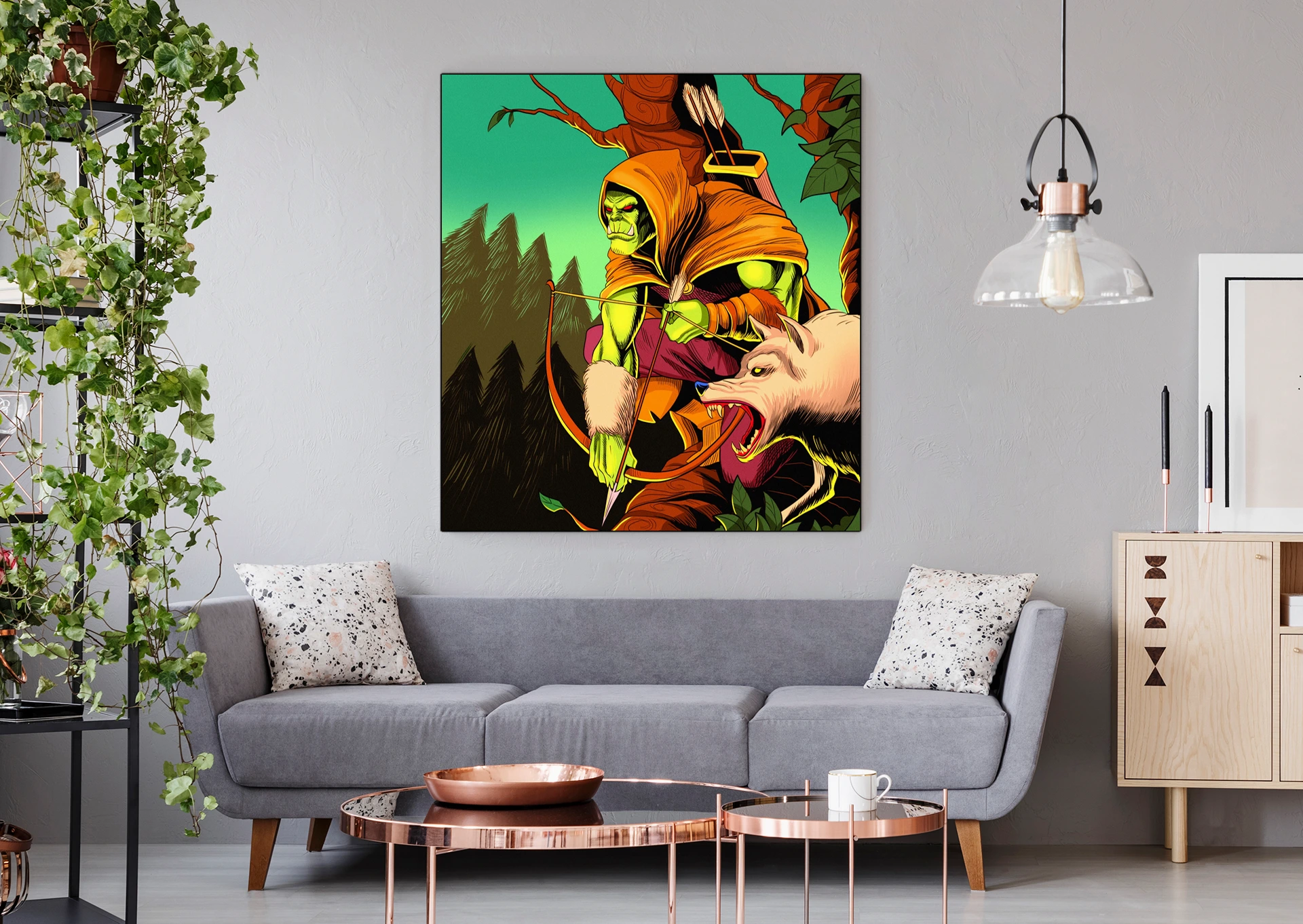 Orc Hunter Art Fantasy Art Print from Ward TCG - Image 4