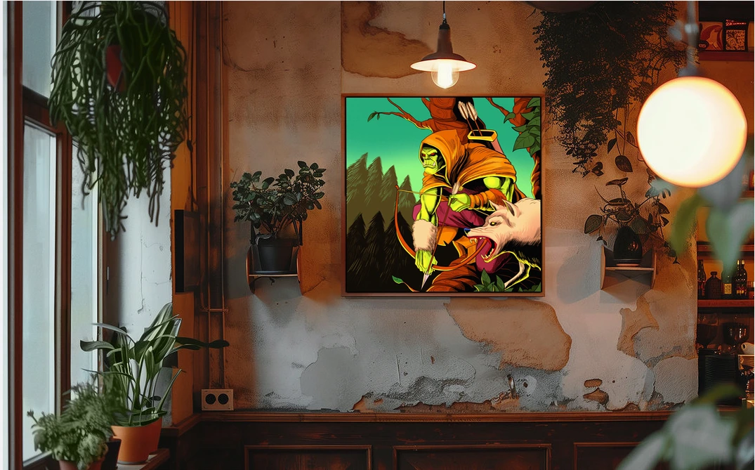 Orc Hunter Art Fantasy Art Print from Ward TCG - Image 3