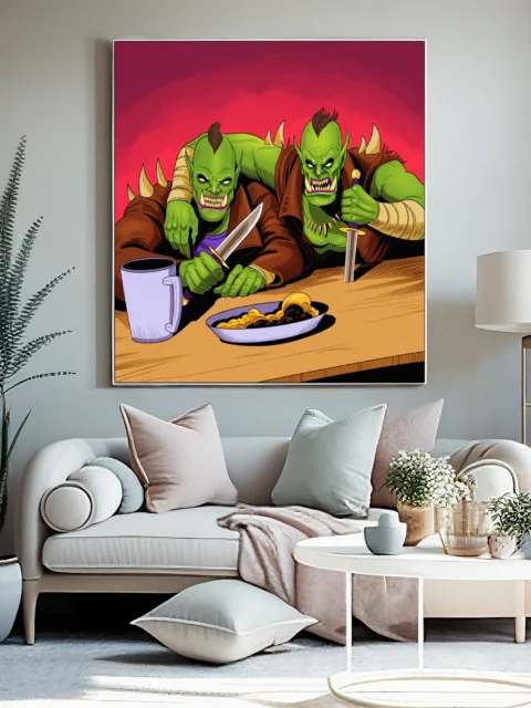 Orc Mischief Art Gallery Archival Print from Ward TCG