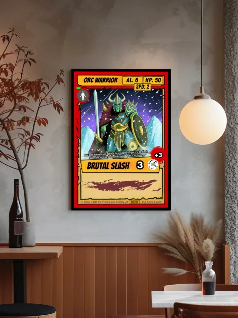 Orc Warrior Gallery Canvas Print from Ward TCG
