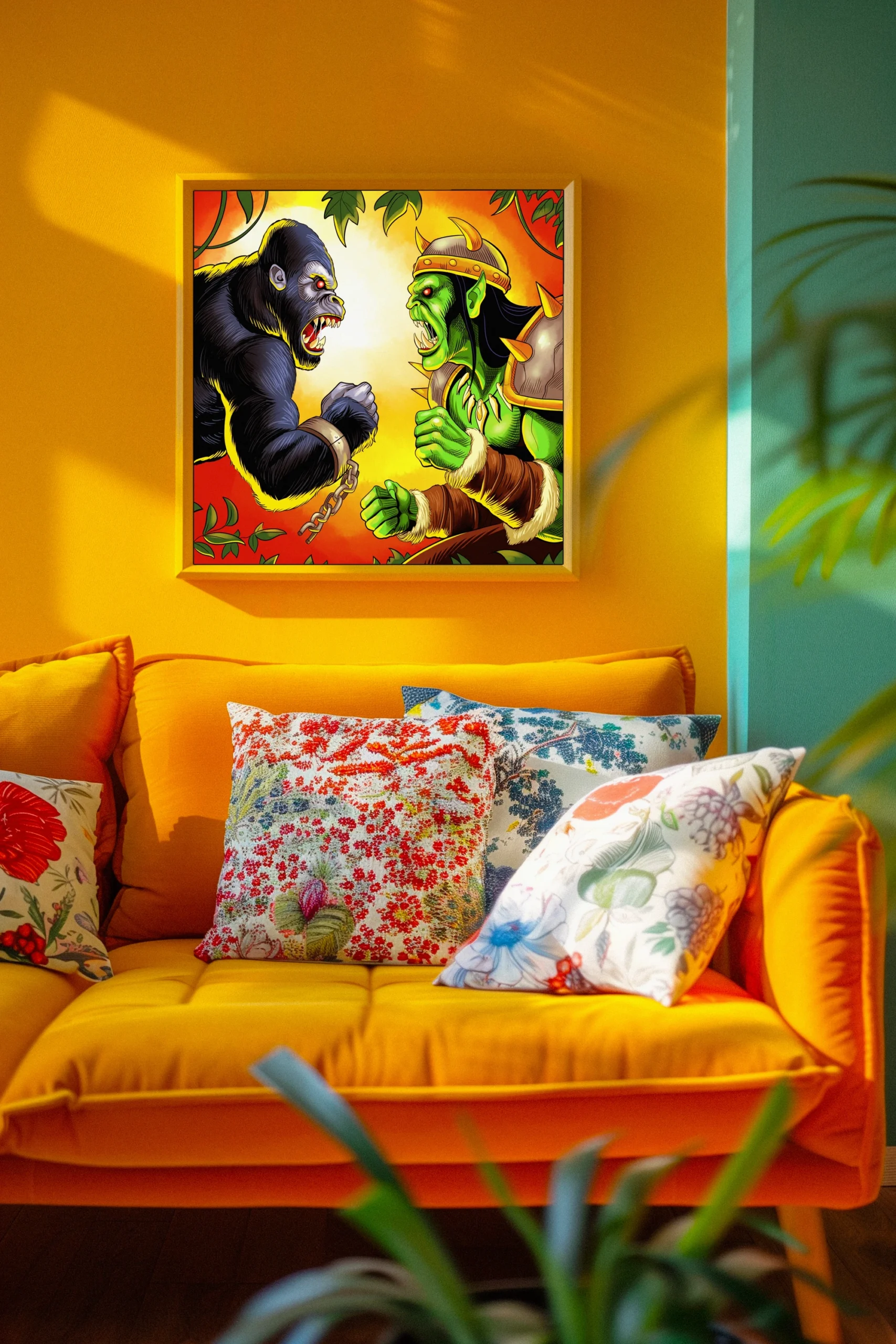 Orcs Vs Apes Art Gallery Canvas Print from Ward TCG - Image 5