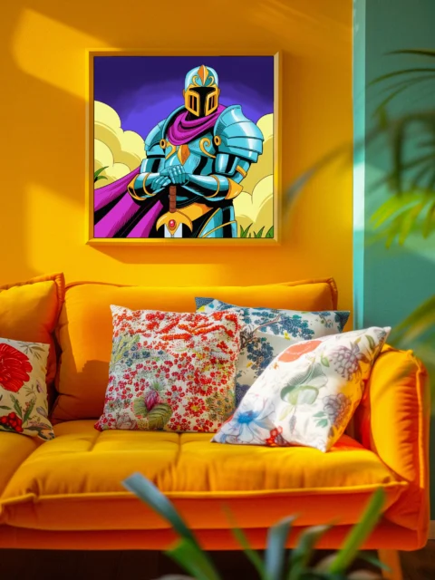 Order Knight Art Fantasy Canvas Print from Ward TCG