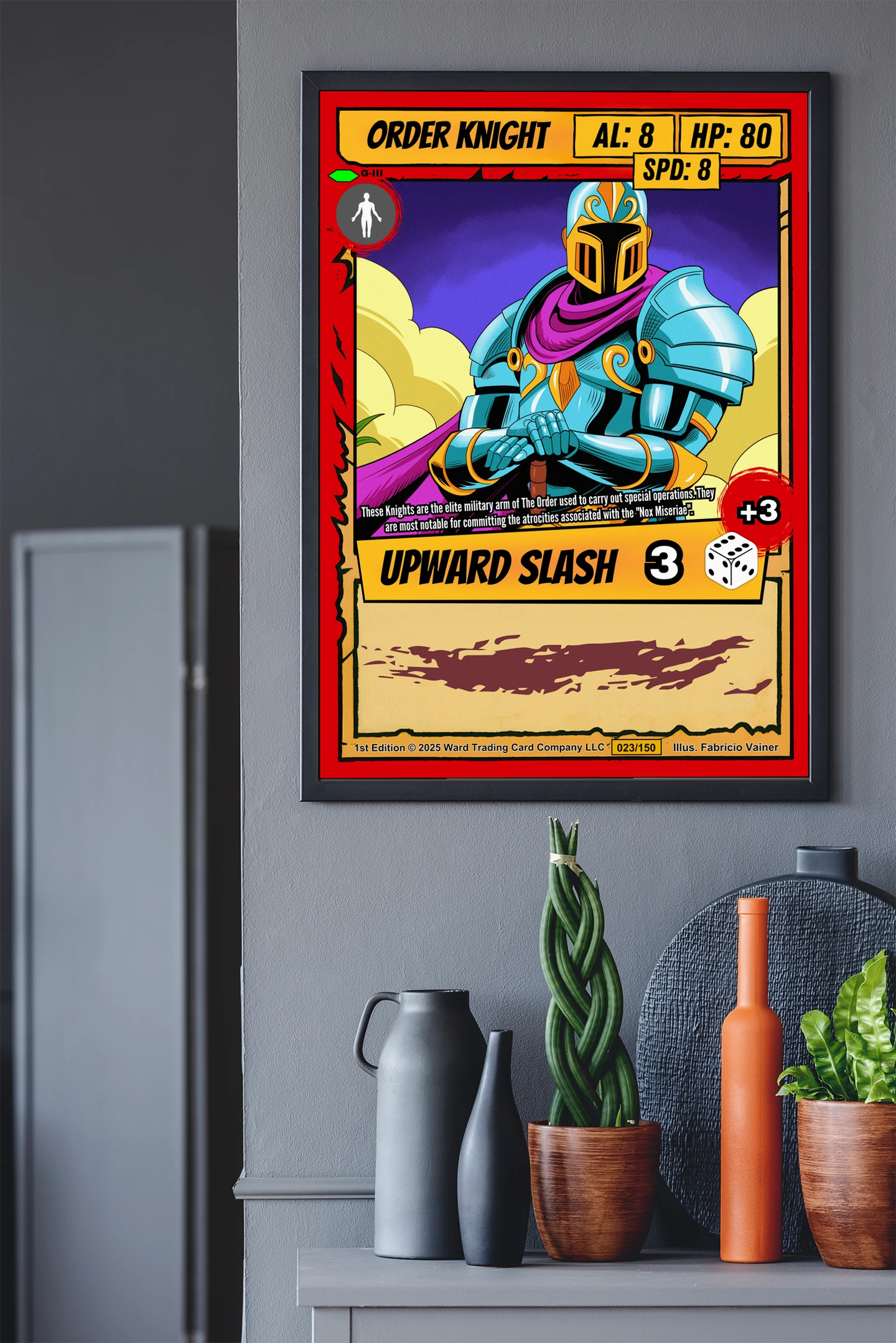 Order Knight Fantasy Canvas Artwork from Ward TCG - Image 4