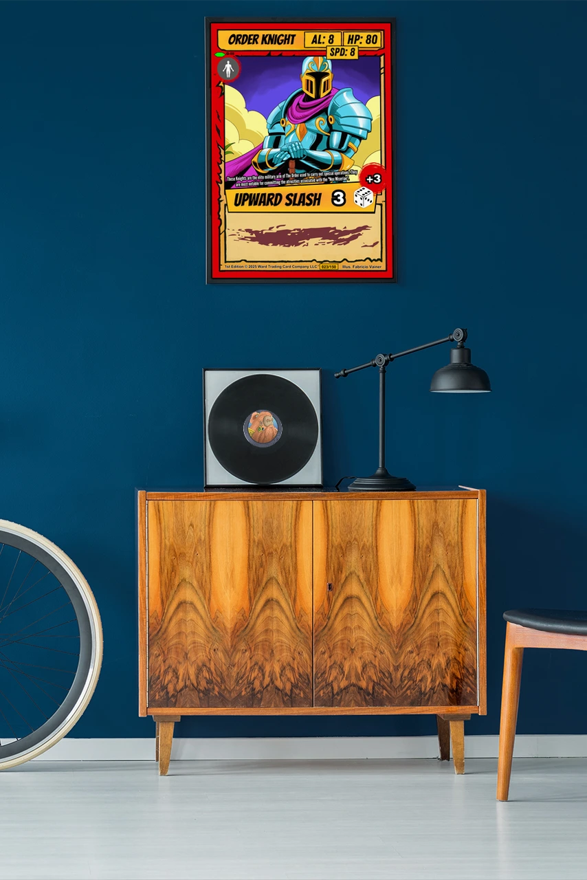 Order Knight Fantasy Canvas Artwork from Ward TCG