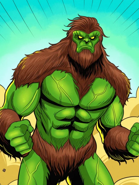 Alternative view of Orgar Art Fantasy Canvas Artwork from Ward TCG