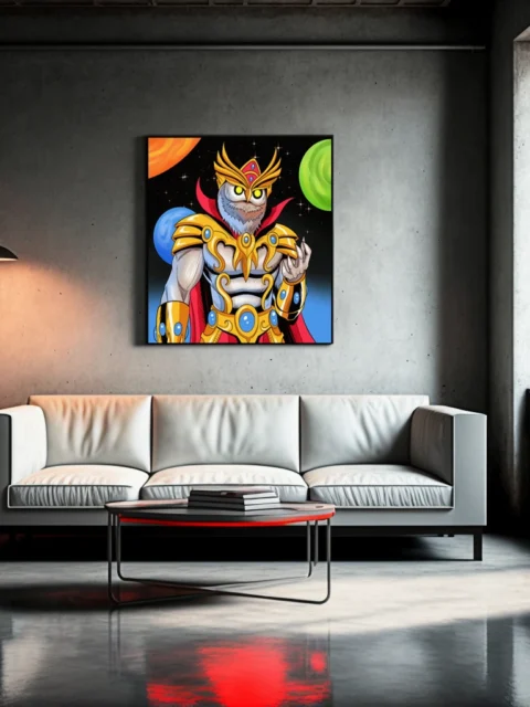 Owl God Art Fantasy Wall Art from Ward TCG