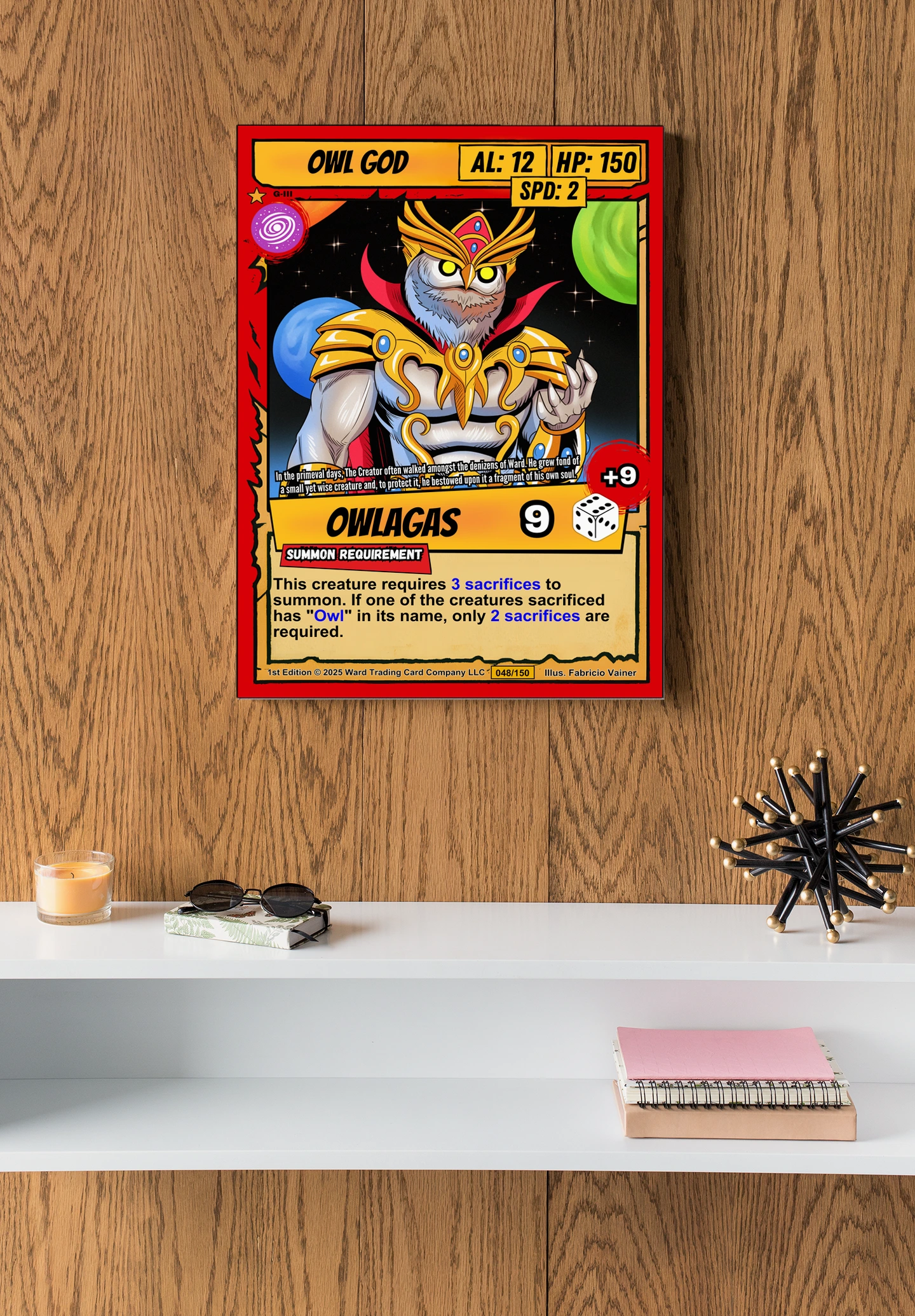 Owl God Fantasy Wall Art from Ward TCG - Image 3