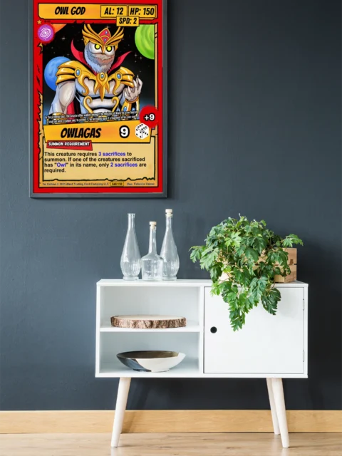 Owl God Fantasy Wall Art from Ward TCG