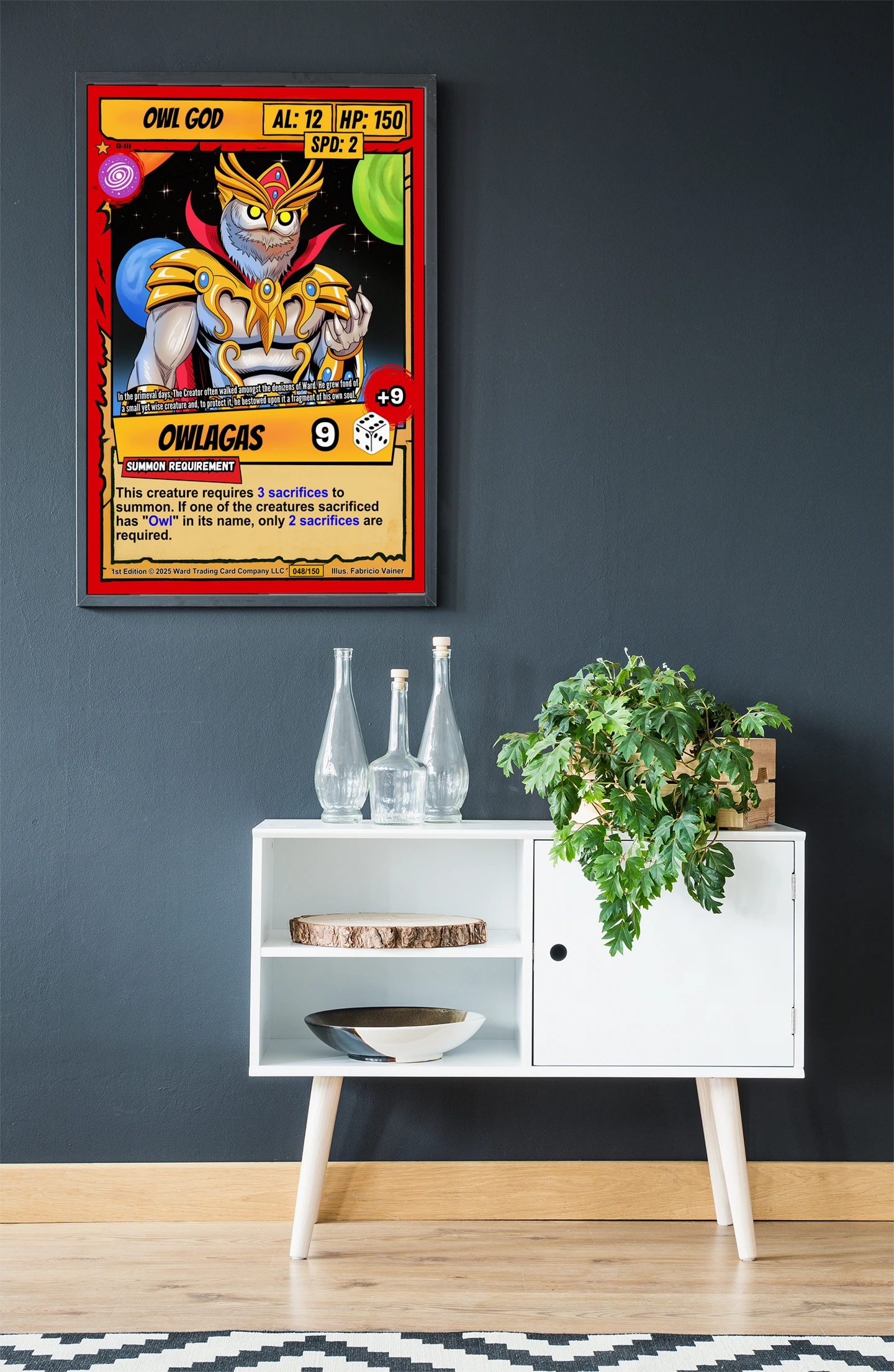Owl God Fantasy Wall Art from Ward TCG