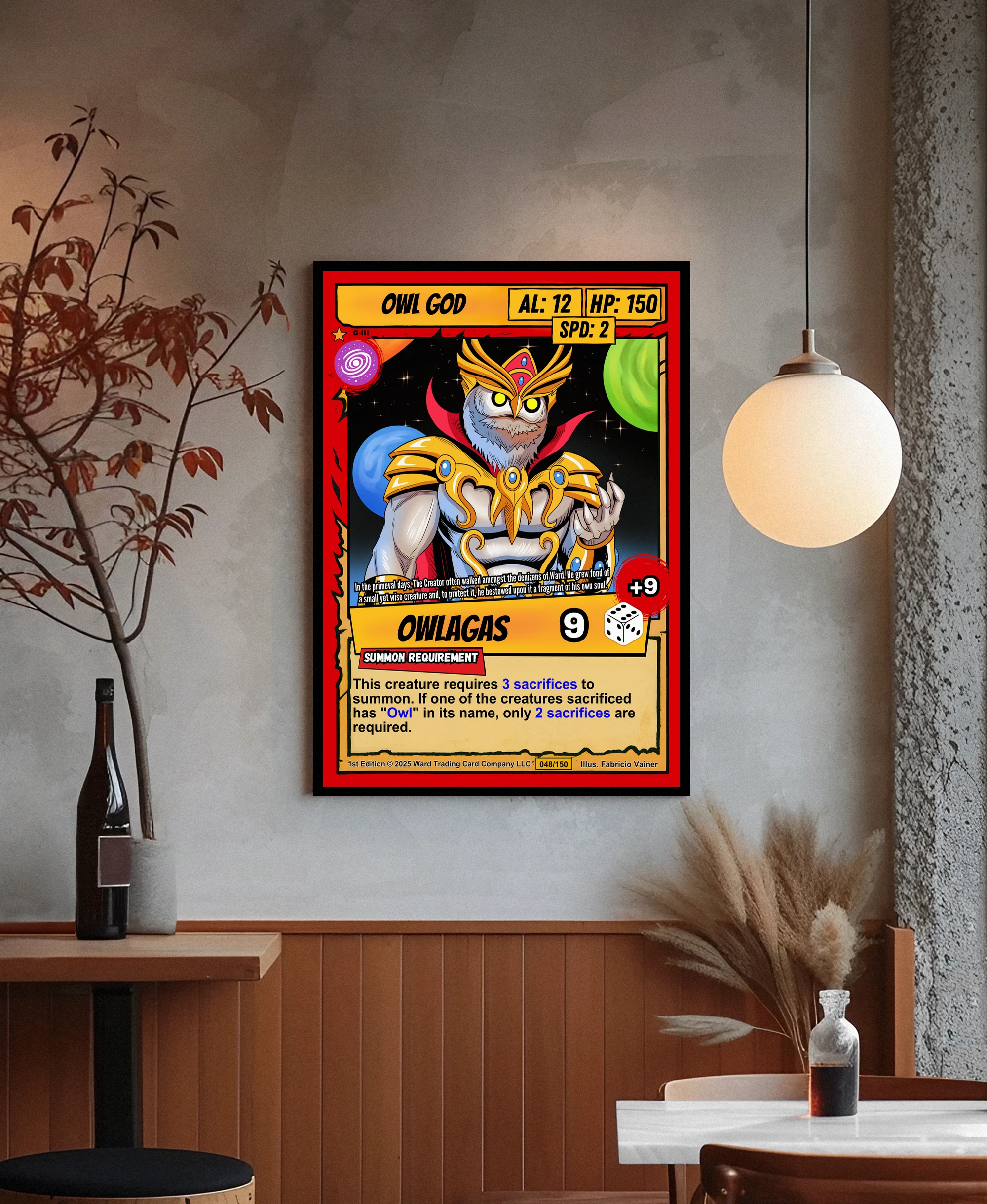 Owl God Fantasy Wall Art from Ward TCG - Image 5