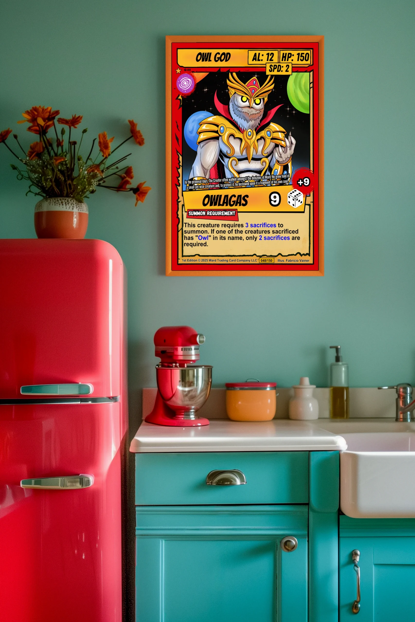 Owl God Fantasy Wall Art from Ward TCG - Image 4