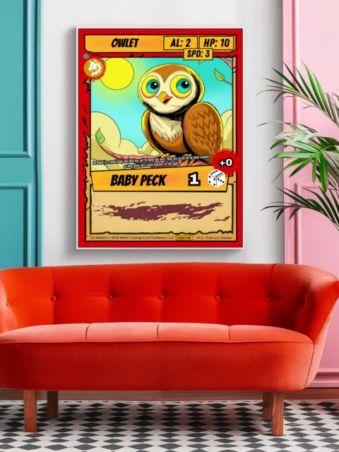 Owlet Canvas Art Print from Ward TCG