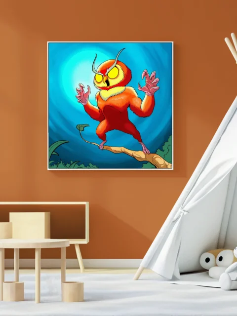Owlverine Main Art Fantasy Wall Art from Ward TCG
