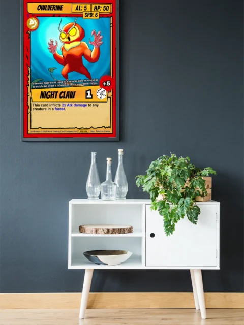 Owlverine Canvas Art Print from Ward TCG