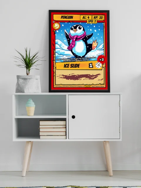 Penguin Fantasy Canvas Artwork from Ward TCG