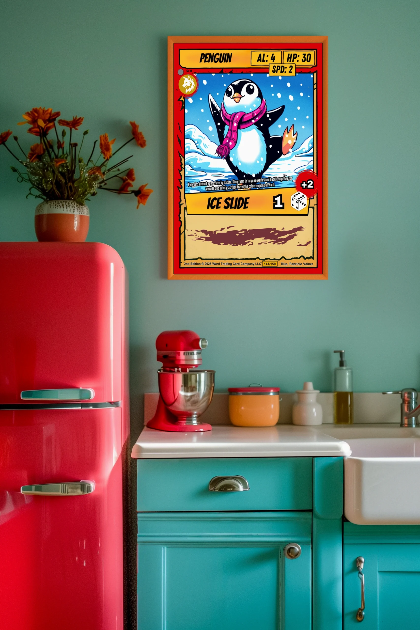 Penguin Fantasy Canvas Artwork from Ward TCG - Image 4