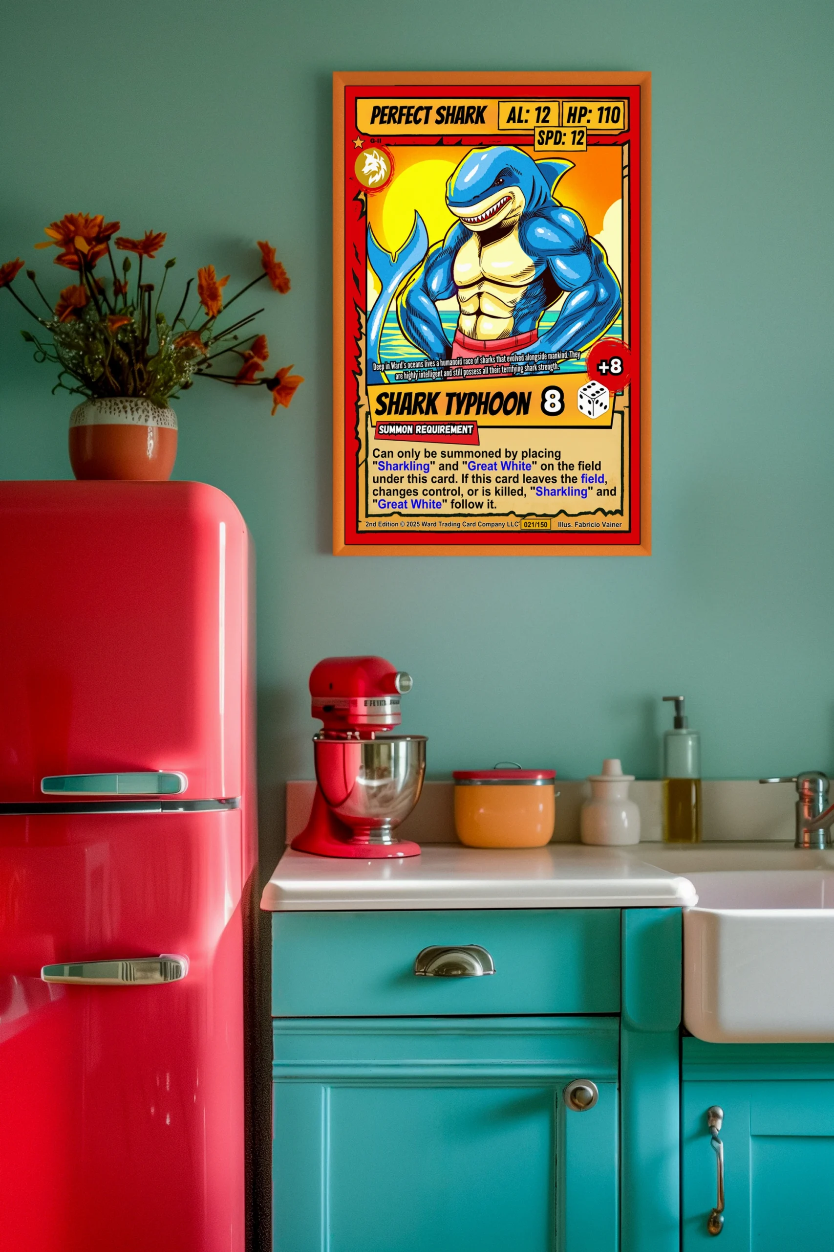 Perfect Shark Fine Art Canvas from Ward TCG - Image 3