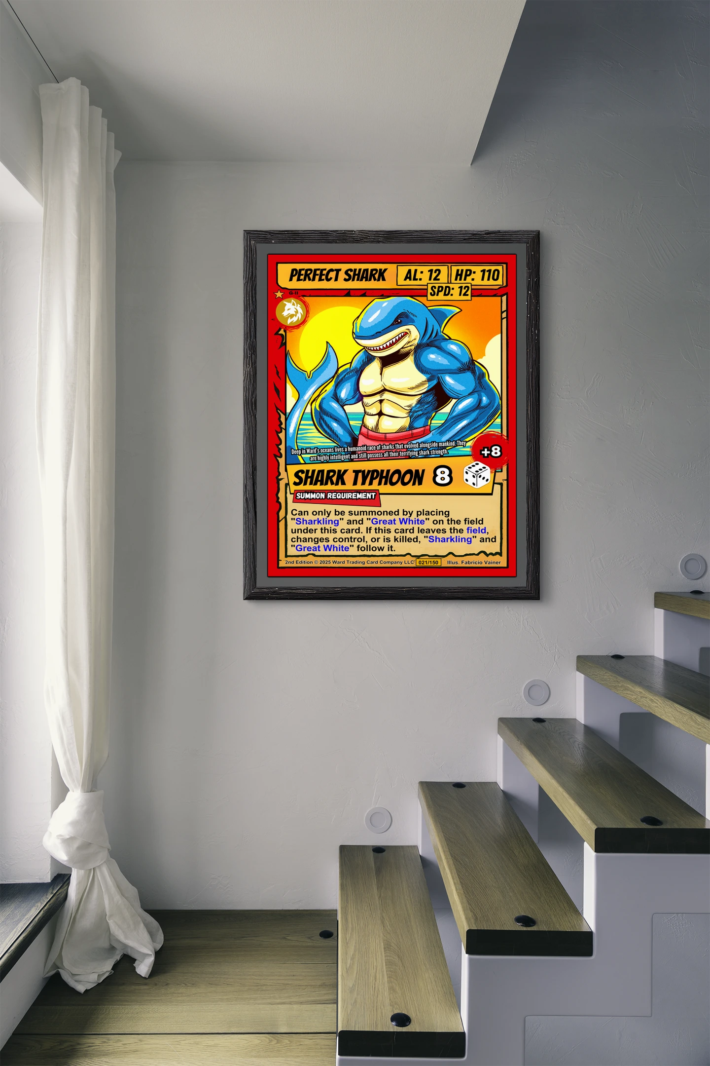 Perfect Shark Fine Art Canvas from Ward TCG - Image 5
