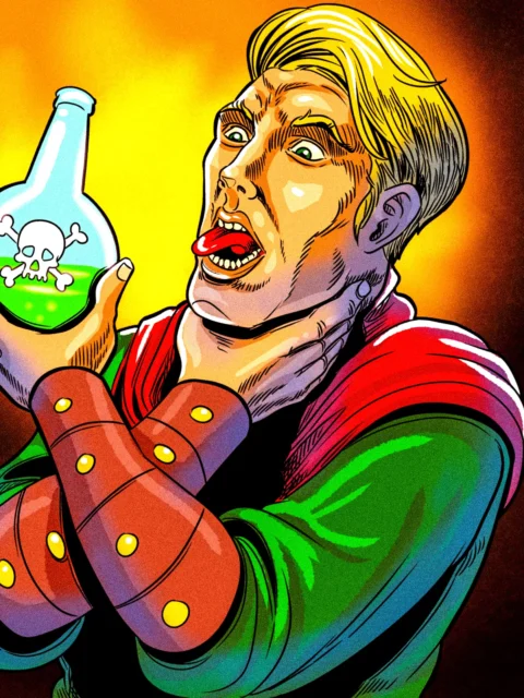 Alternative view of Poisoned Potion Art Canvas Art Print from Ward TCG