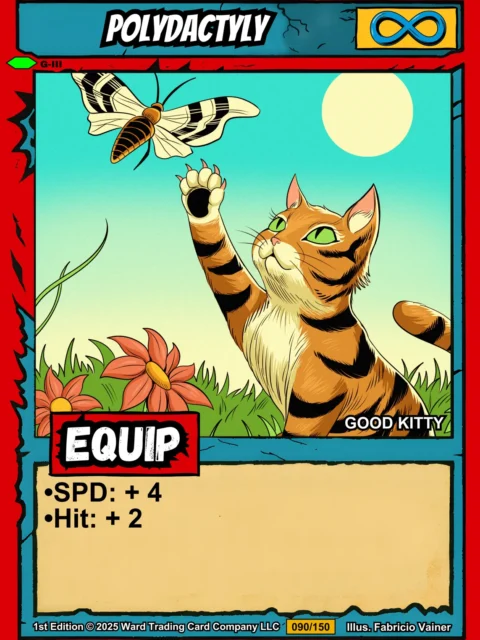 Alternative view of Polydactyly Fantasy Art Print from Ward TCG