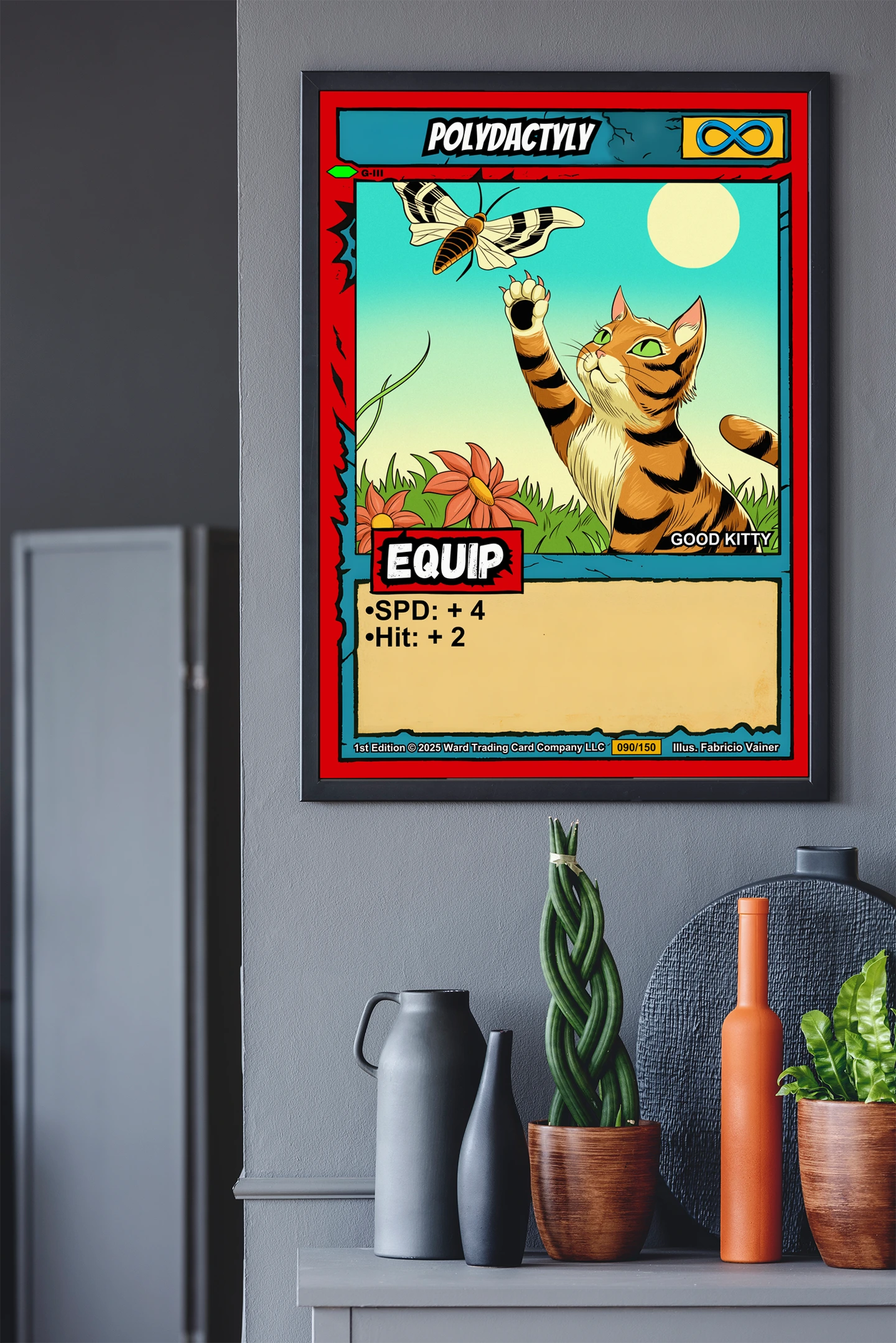 Polydactyly Fantasy Art Print from Ward TCG - Image 3