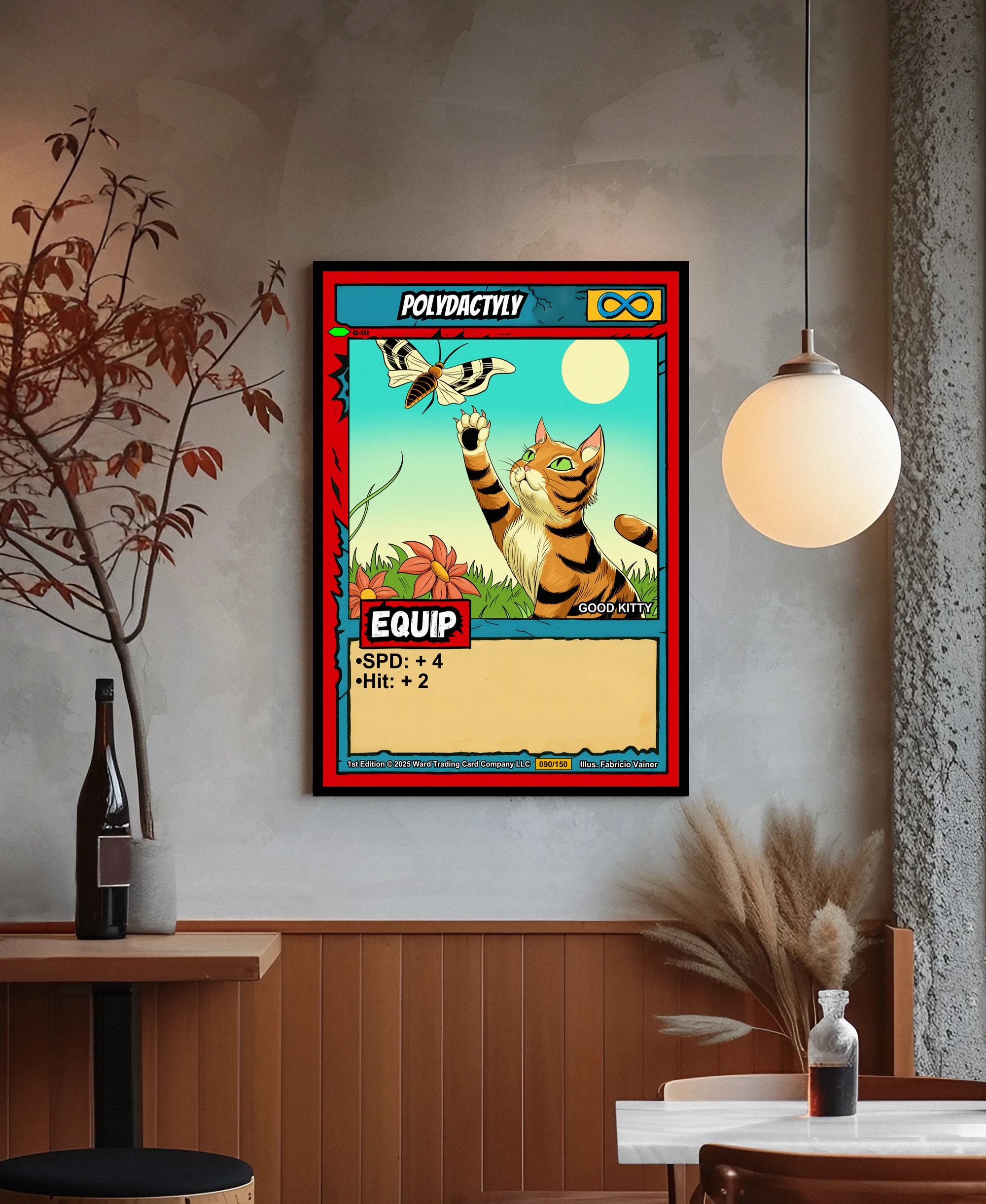 Polydactyly Fantasy Art Print from Ward TCG - Image 5