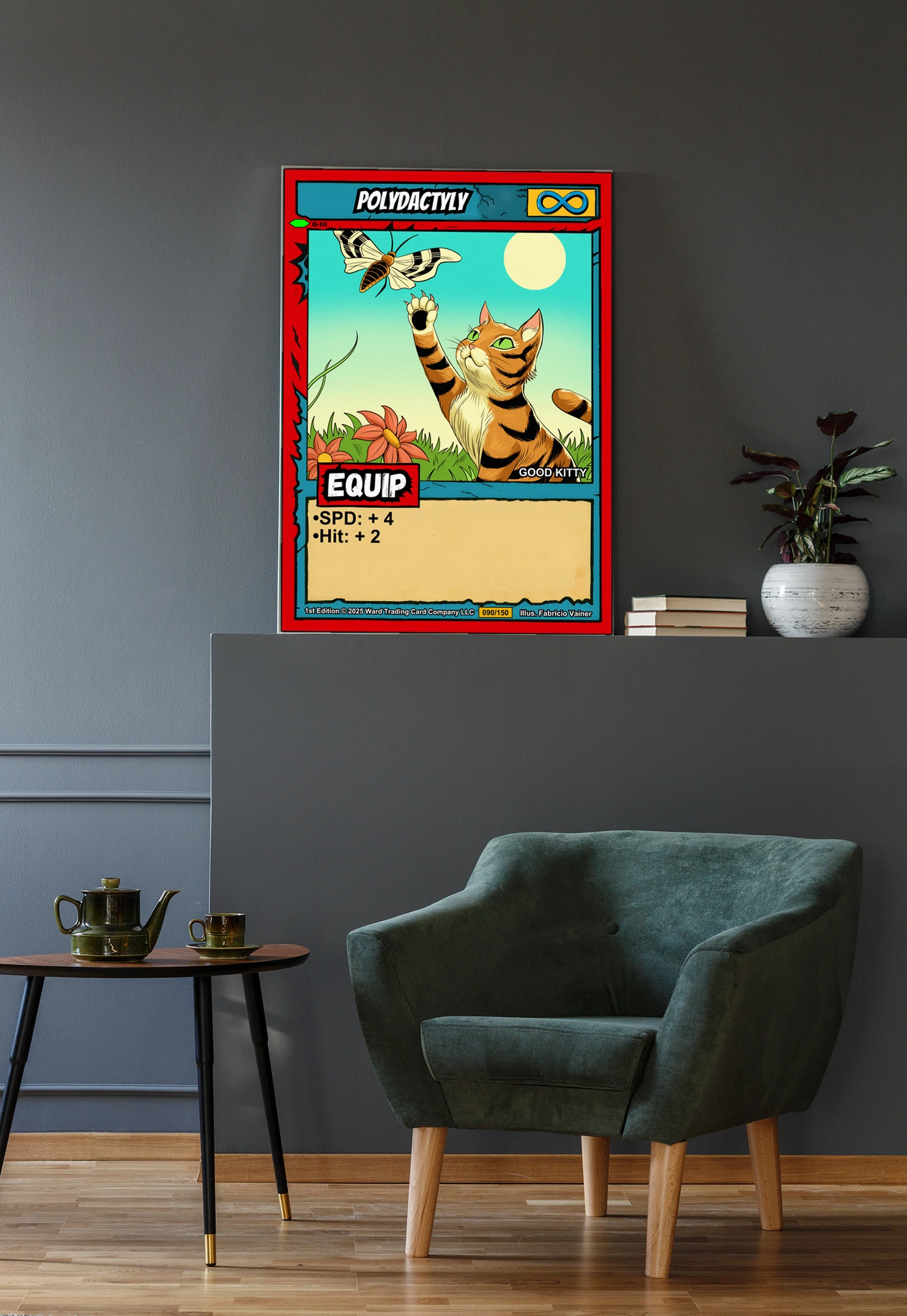 Polydactyly Fantasy Art Print from Ward TCG - Image 4