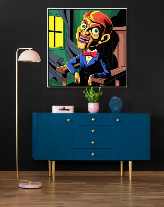 Possessed Dummy Art Canvas Print from Ward TCG - Image 4