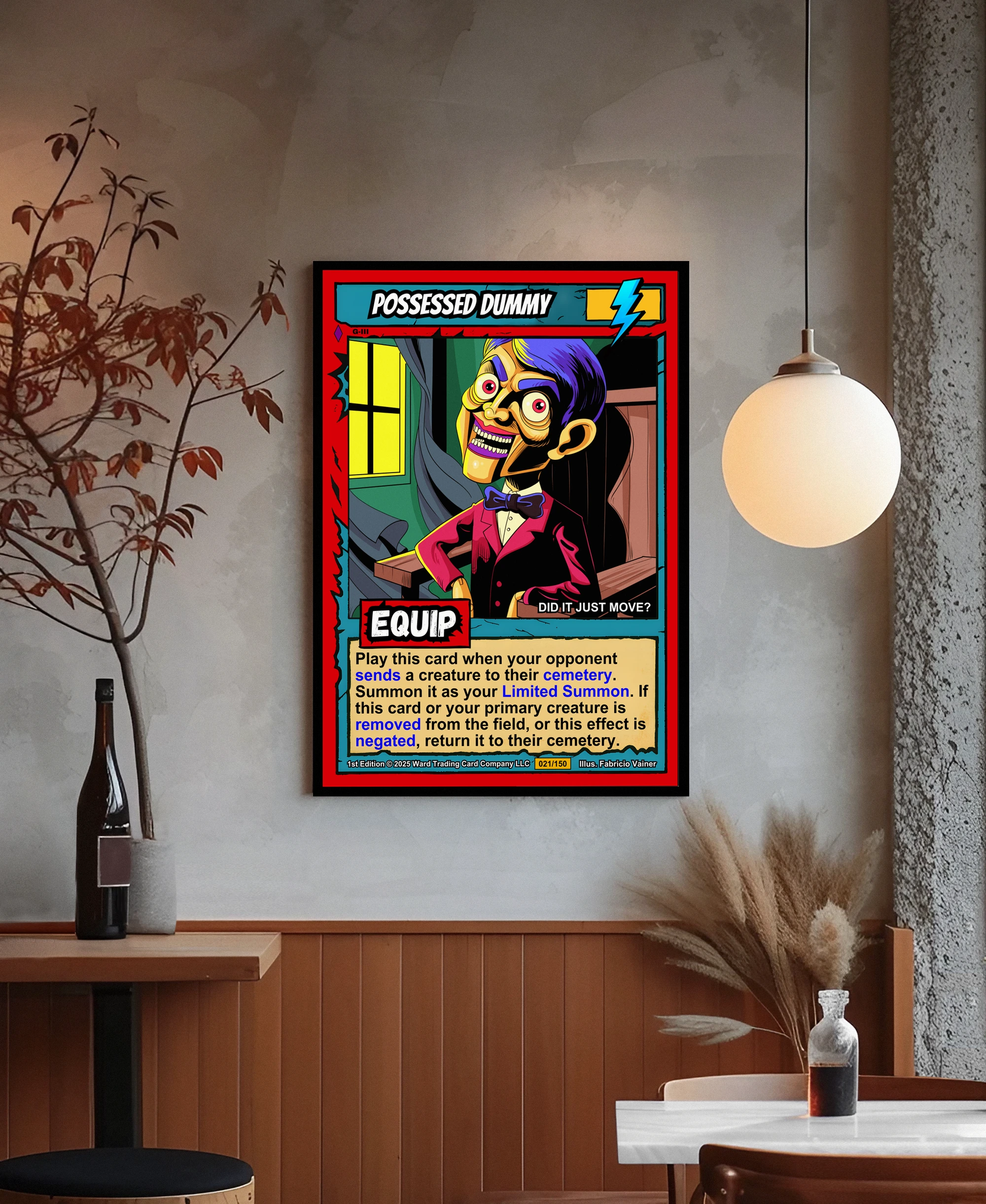 Possessed Dummy Canvas Wall Art from Ward TCG - Image 4