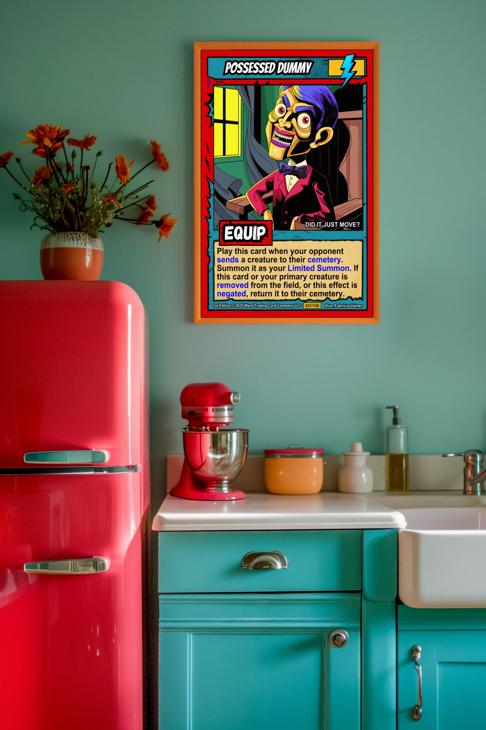 Possessed Dummy Canvas Wall Art from Ward TCG - Image 5