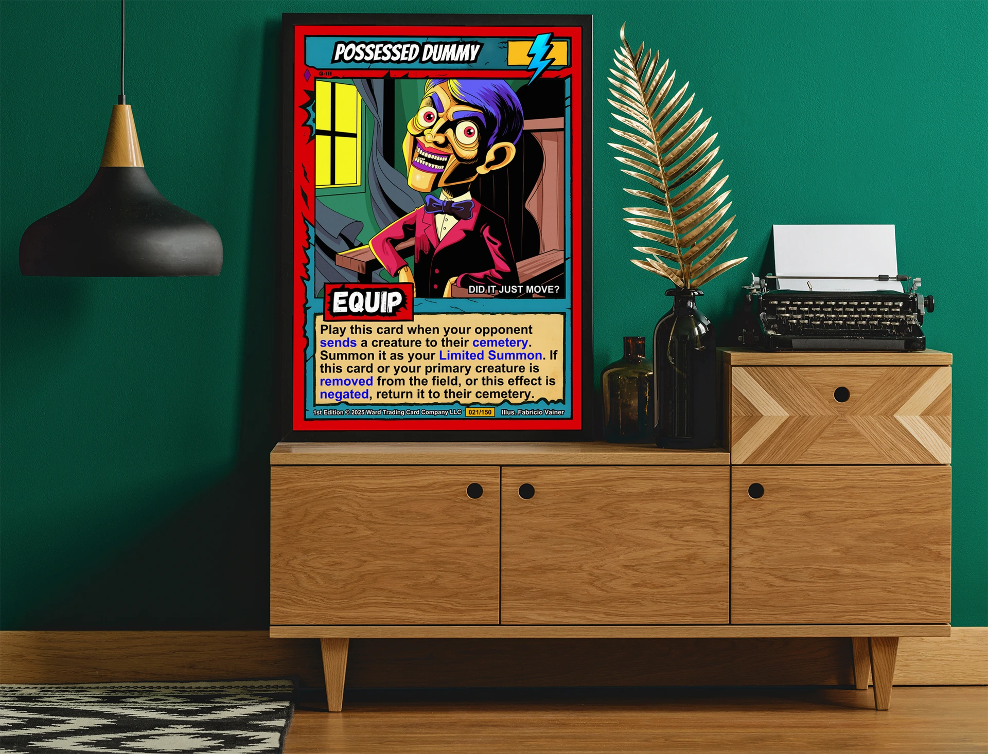 Possessed Dummy Canvas Wall Art from Ward TCG