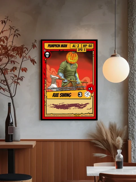 Pumpkin Man Gallery Archival Print from Ward TCG