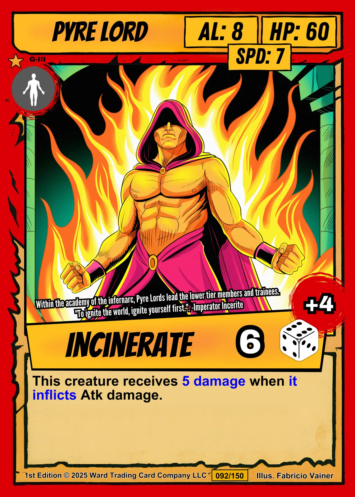 Pyre Lord Gallery Canvas Print from Ward TCG - Image 2