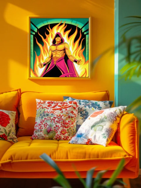 Pyre Lord Art Fantasy Canvas Artwork from Ward TCG