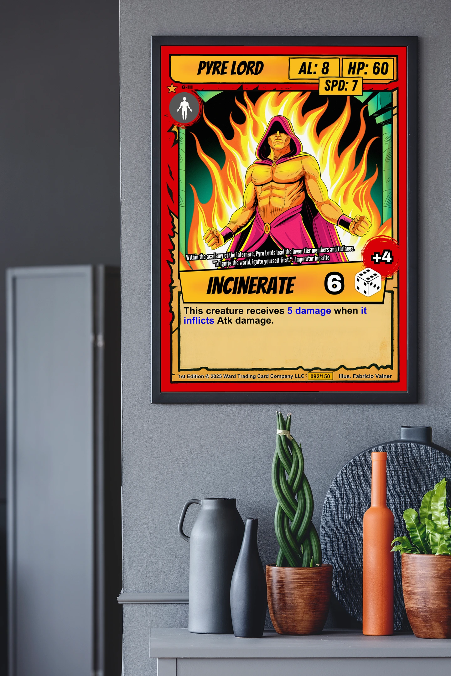 Pyre Lord Gallery Canvas Print from Ward TCG - Image 3