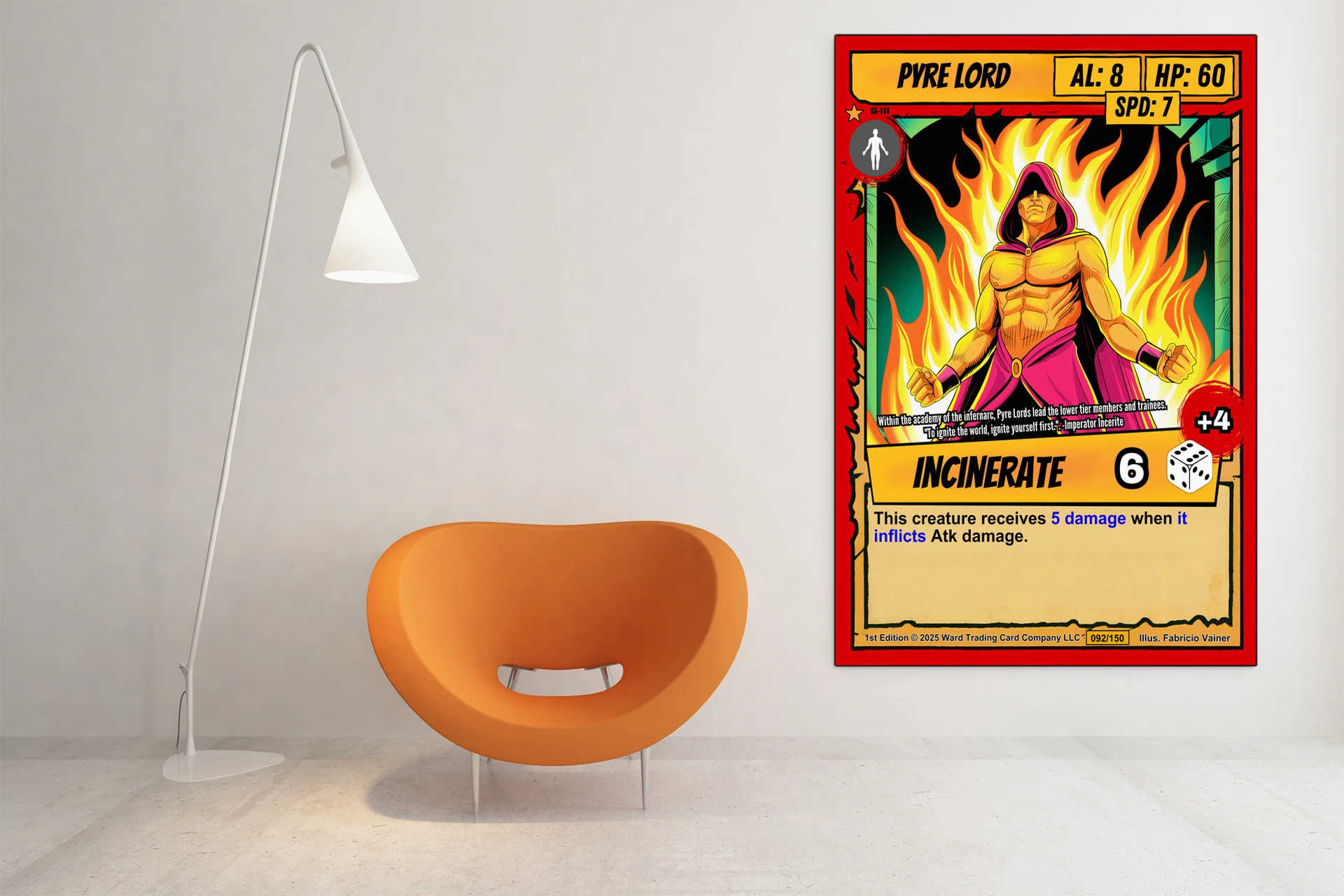 Pyre Lord Gallery Canvas Print from Ward TCG