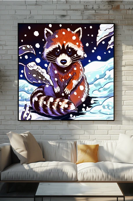 Raccon Art Fantasy Art Print from Ward TCG - Image 3