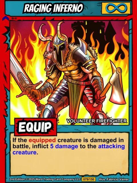 Alternative view of Raging Inferno Gallery Archival Print from Ward TCG