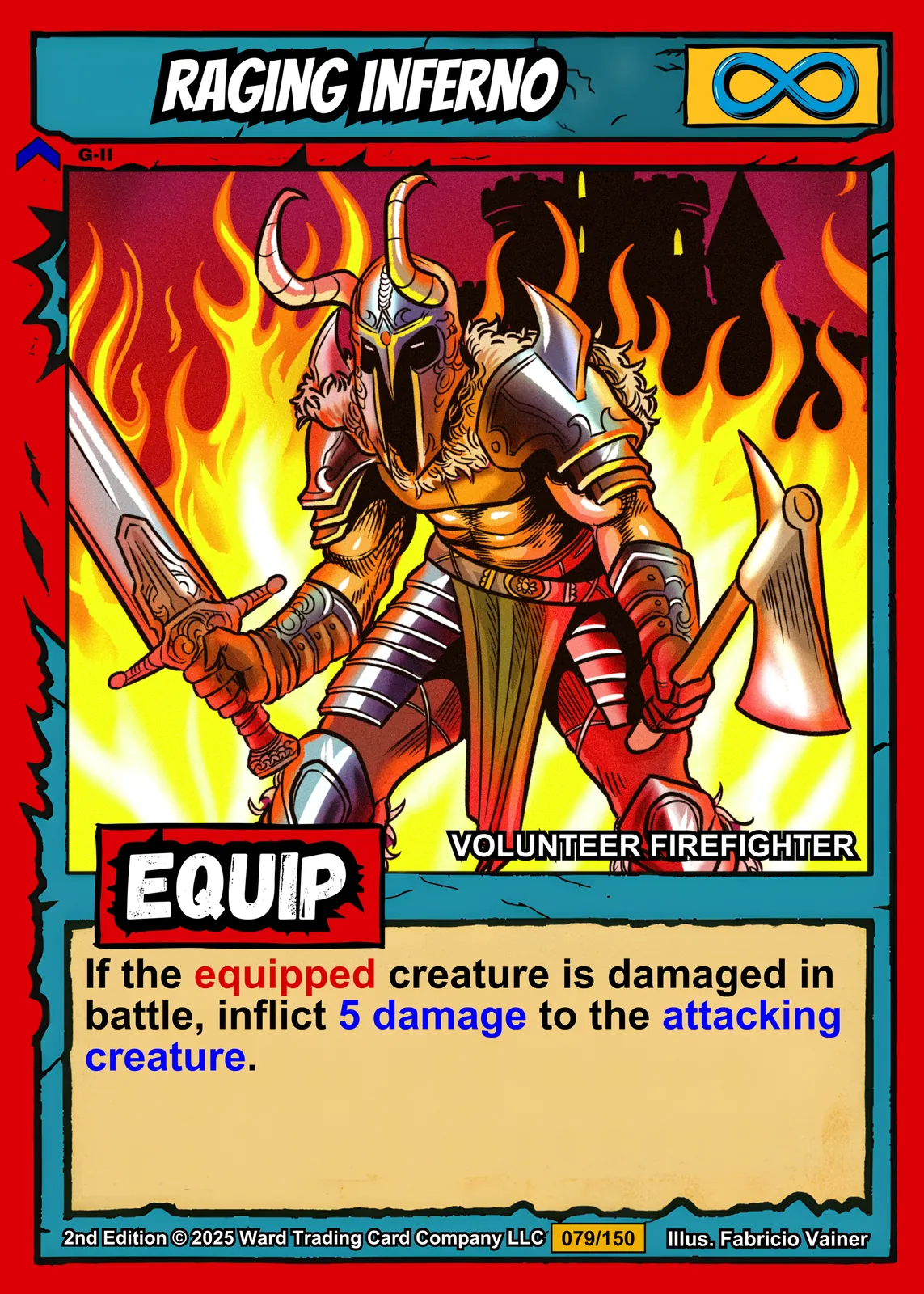 Raging Inferno Gallery Archival Print from Ward TCG - Image 2