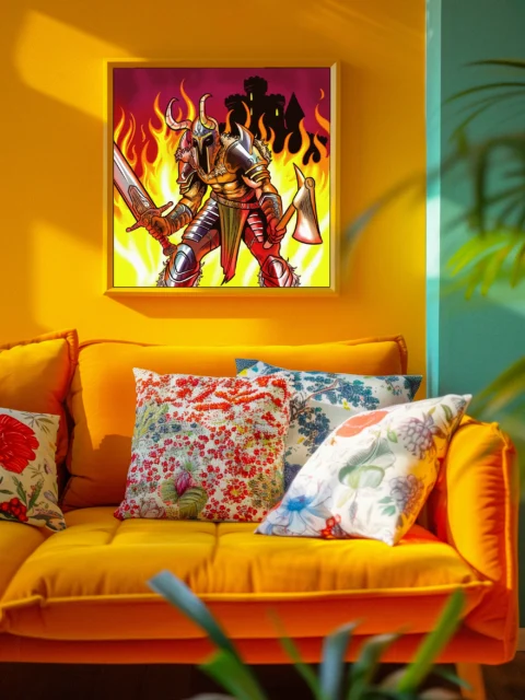 Raging Inferno Art Gallery Archival Print from Ward TCG