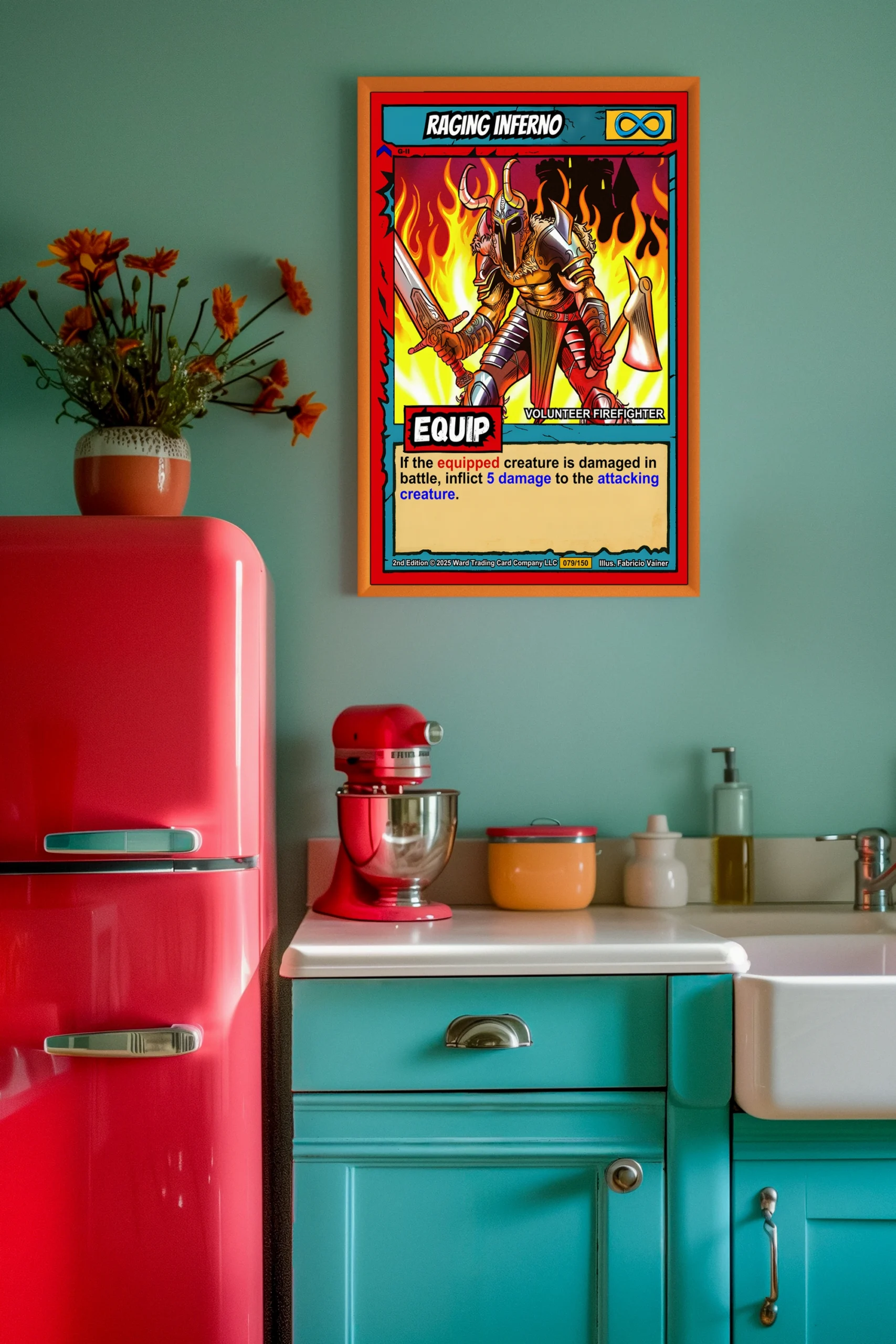 Raging Inferno Gallery Archival Print from Ward TCG - Image 4