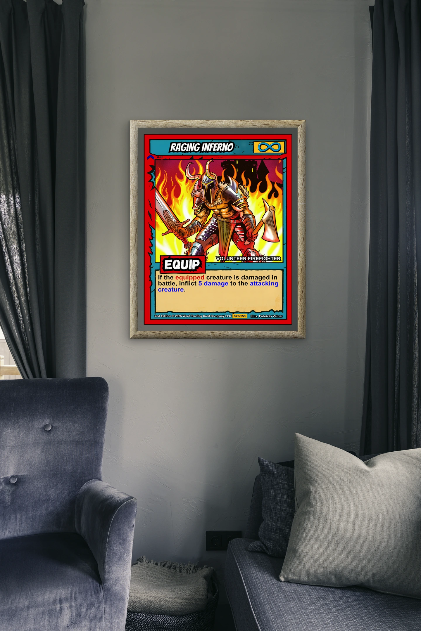 Raging Inferno Gallery Archival Print from Ward TCG - Image 5