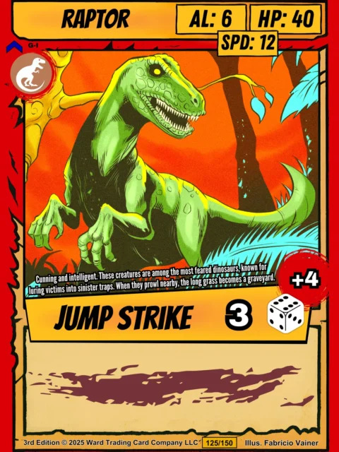 Alternative view of Raptor Gallery Canvas Print from Ward TCG