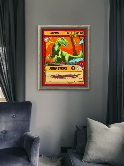 Raptor Gallery Canvas Print from Ward TCG
