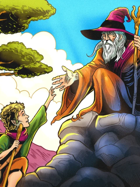 Alternative view of Reduce The Burden Art Canvas Print from Ward TCG