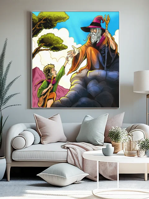 Reduce The Burden Art Canvas Print from Ward TCG