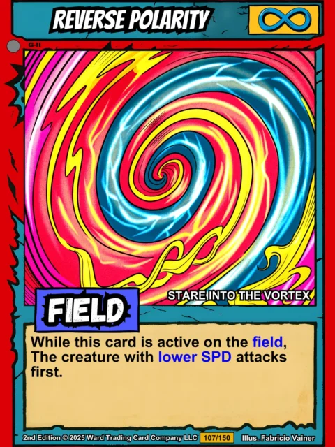 Alternative view of Reverse Polarity Gallery Canvas Print from Ward TCG