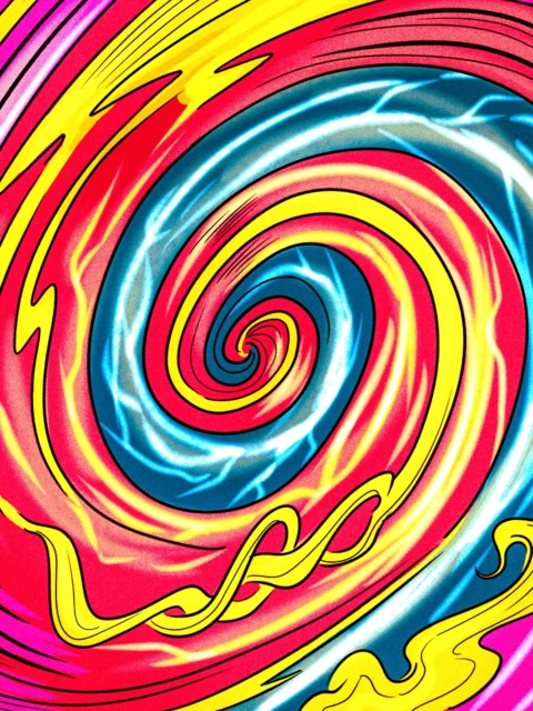 Alternative view of Reverse Polarity Art Gallery Canvas Print from Ward TCG